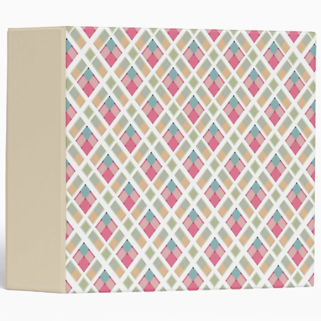 Beautiful, plaid binder (Front/Spine)
