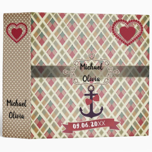 Beautiful, plaid binder