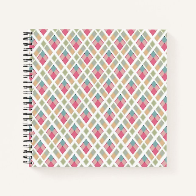 Beautiful, plaid notebook (Front)