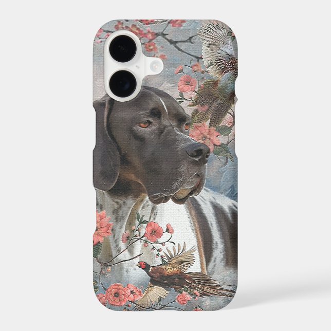 Beautiful pointer with pheasants (Back)