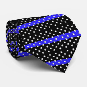 Beautiful Police Stars and Stripes Tie