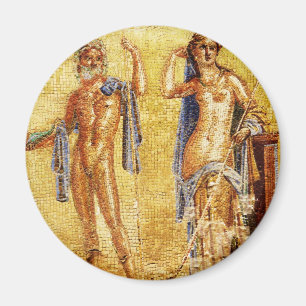 BEAUTIFUL Pompeii Mosaic Magnet