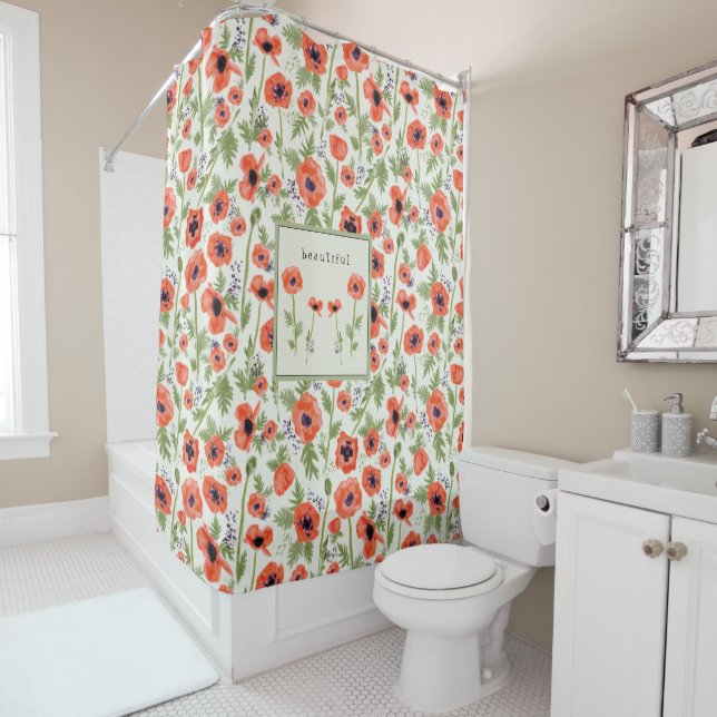 Beautiful Poppies Floral Pattern (In Situ)