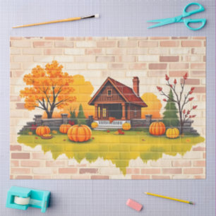 Beautiful Popular Happy Thanksgiving Fall Tissue Paper
