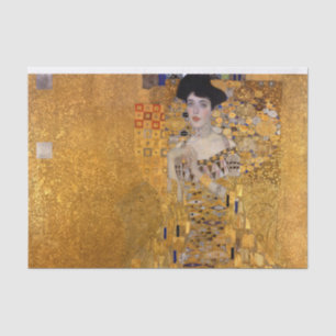 Beautiful portrait of a lady by Gustav Klimt,Deco Tissue Paper