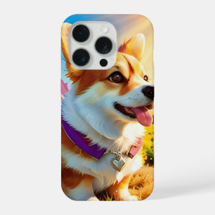 Beautiful Pretty Corgi Puppy Dog 4 iPhone 15 Pro Case