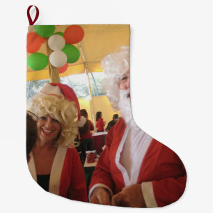 Beautiful Pretty Father Christmas latest lovely Large Christmas Stocking