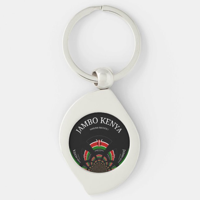 Beautiful Pretty Uniquely Hakuna Matata  Kenya Keychain (Front)