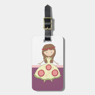 Beautiful Princess Girl Luggage Tag