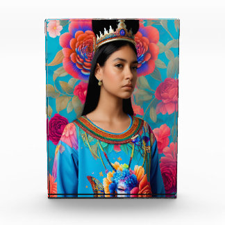Beautiful princess portrait photo block