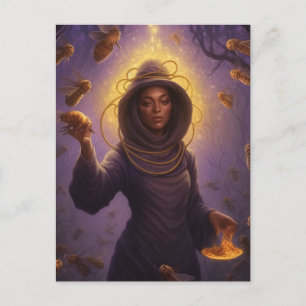 Beautiful Protector of the Honeybees Postcard