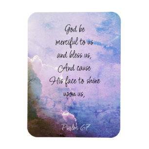  Beautiful Psalm 67 Blessing Upon Us Magnet