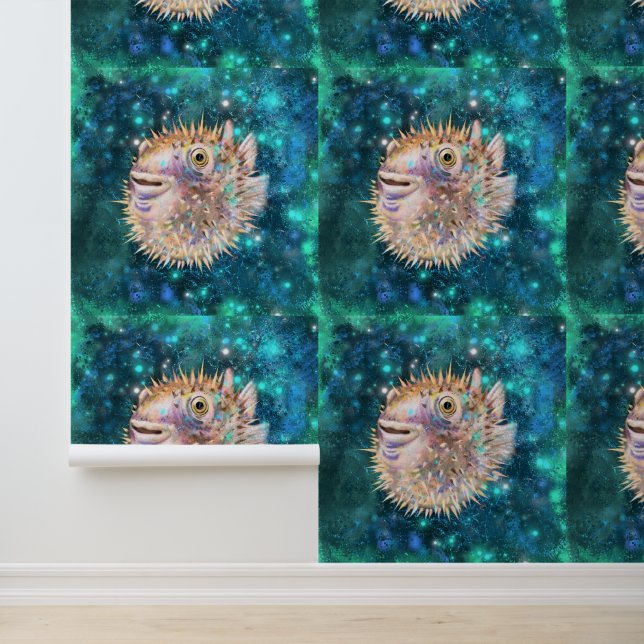 Beautiful Puffer Fish Wallpaper (Application)