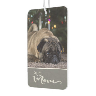Beautiful Pug Insert Your Dog's Picture Air Freshener