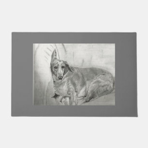 Beautiful Pup Door Mat