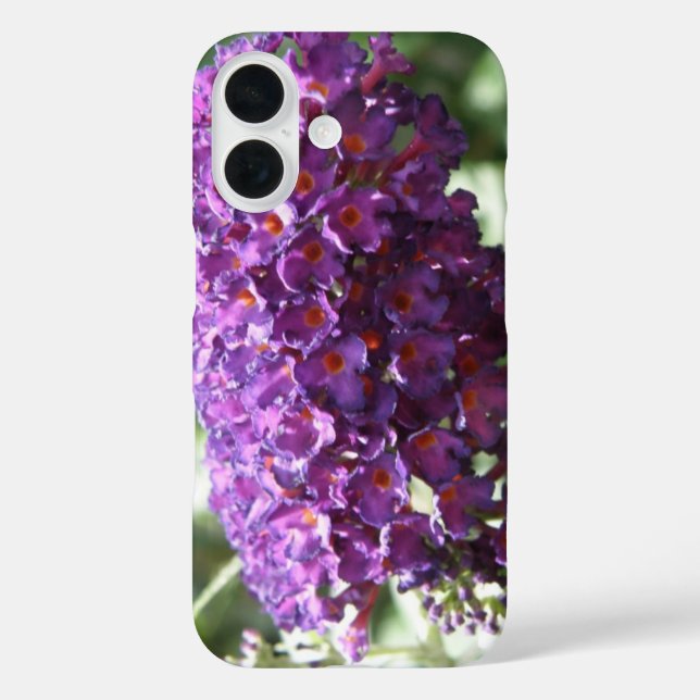 Beautiful Purple Buddleia Flowers Case-Mate iPhone Case (Back)