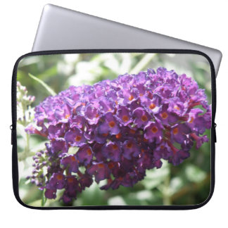 Beautiful Purple Buddleia Flowers Laptop Sleeve