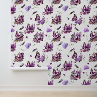 Beautiful Purple Butterflies | Hydrangeas Floral