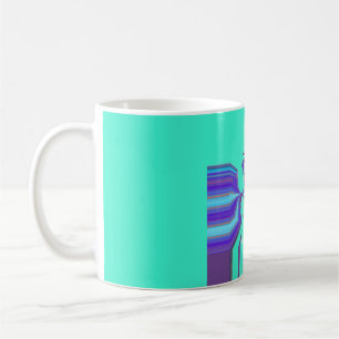 Beautiful Purple Cyan Iridescent Blue vector colou Coffee Mug