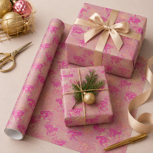 Beautiful Purple Eye of Horus  Wrapping Paper