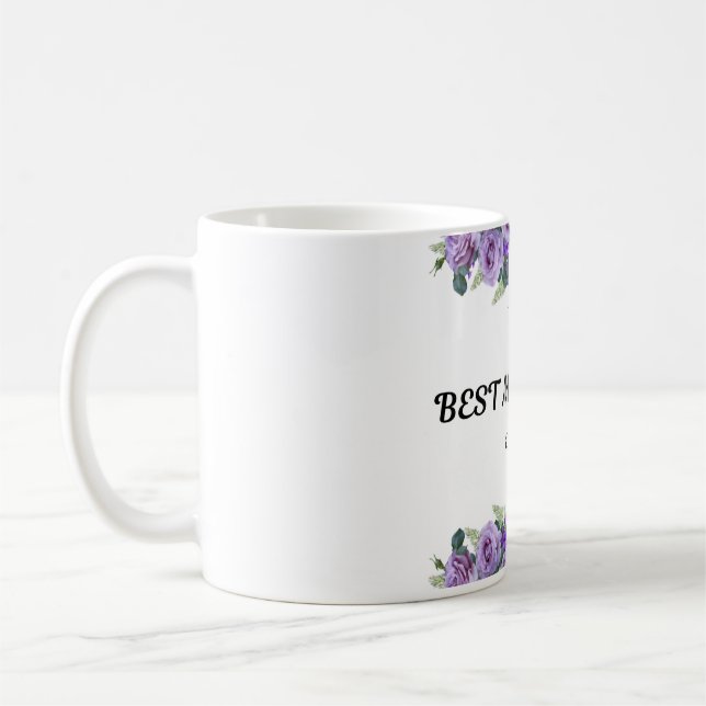 Beautiful purple flowers Mug for Mom (Left)
