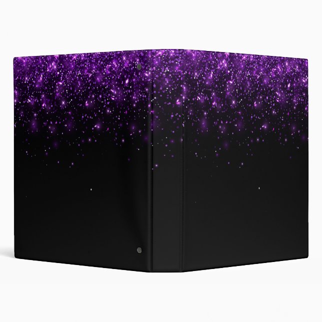Beautiful Purple Glitter  Binder (Background)