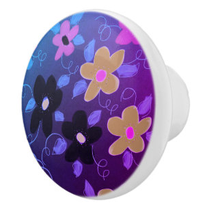 Beautiful Purple Infused Cabinet Pull