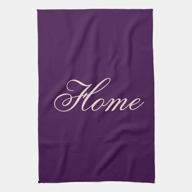 Beautiful Purple Kitchen Towel (Vertical)