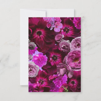 Beautiful Purple Rose Collage Card