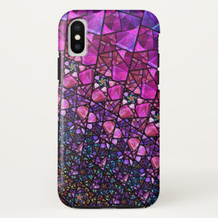 Beautiful Purple Stained Glass Pattern Case