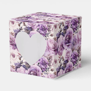 Beautiful Purple Wildflowers Favor Box