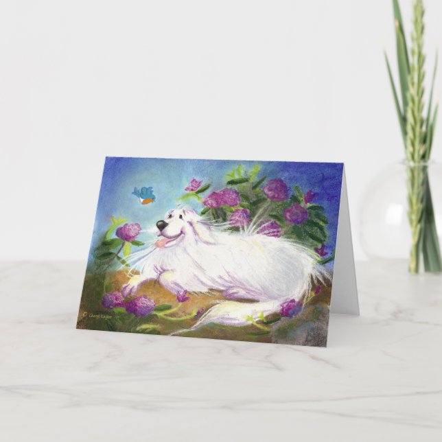 Beautiful Pyrenees / Blank Greeting Card (Front)