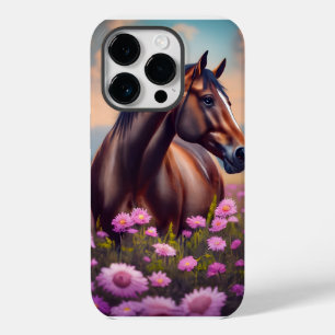 Beautiful Quarter Horse with flowers Case-Mate iPhone 14 Pro Case