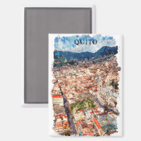 Beautiful Quito Ecuador Cityscape