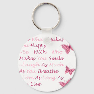 Beautiful Quotes Keychain