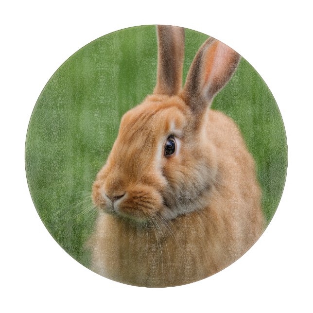 Beautiful Rabbit Cutting Board (Front)