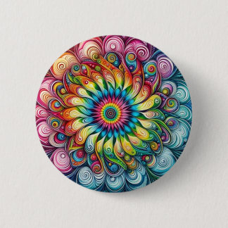 Beautiful Rainbow colour Button