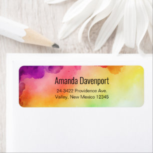 Beautiful Rainbow Colours Abstract Design