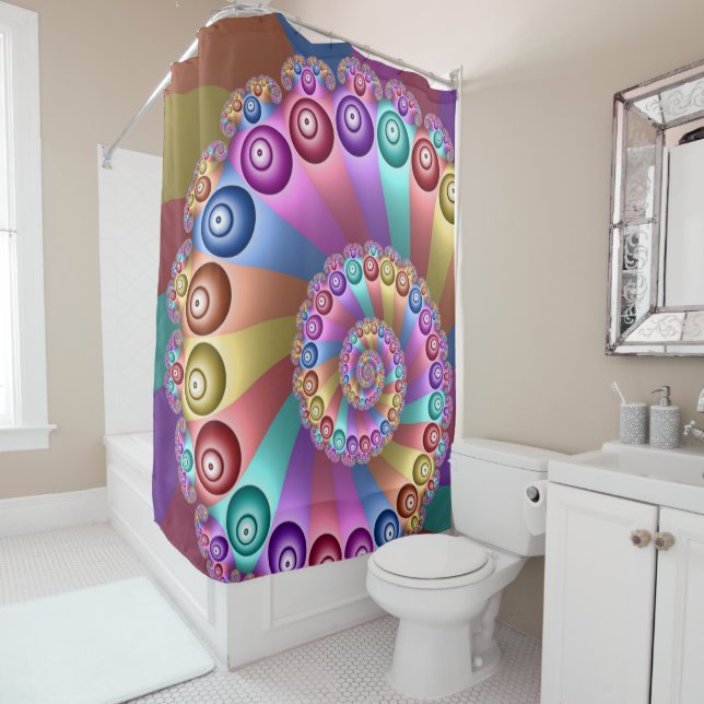 Beautiful Rainbow Colours Abstract Fractal Art (In Situ)