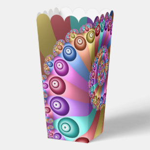 Beautiful Rainbow Colours Abstract Fractal Art Favor Box