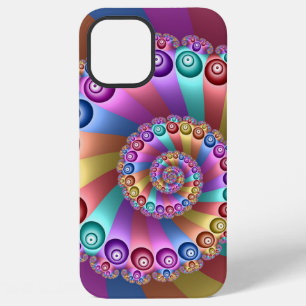 Beautiful Rainbow Colours Abstract Fractal Art iPhone 12 Pro Max Case