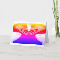 Beautiful rainbow comet art