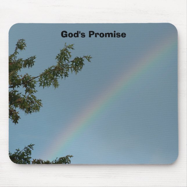 Beautiful Rainbow, God's Promise Mouse Pad (Front)