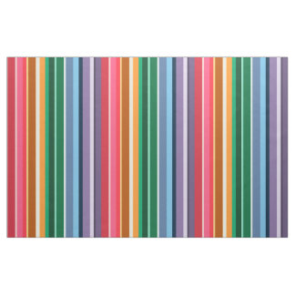 Beautiful Rainbow Stripes Fabric
