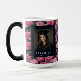 Beautiful Ranunculus Pattern Certified Pharmacist Magic Mug