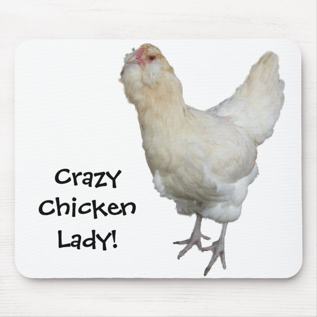 Beautiful Rare Wheaten Ameraucana Hens Chickens Mouse Pad (Front)