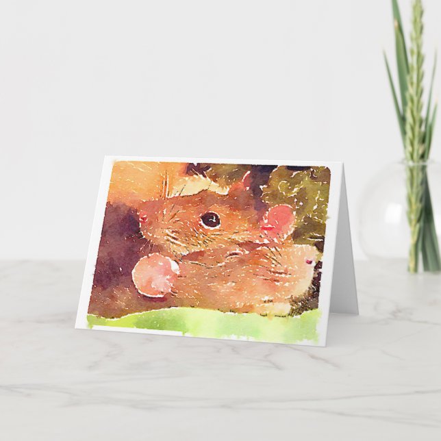 Beautiful Rats Greeting Card (Front)