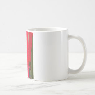 Beautiful Red and Green Texture Colour Abstract Ar Coffee Mug
