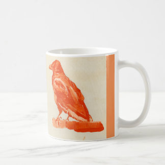 Beautiful red bird mug