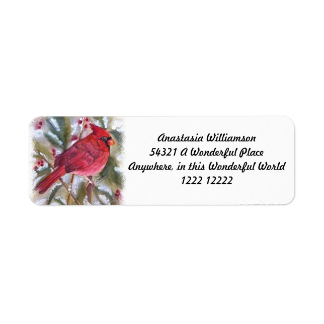 BEAUTIFUL RED CARDINAL (Front)